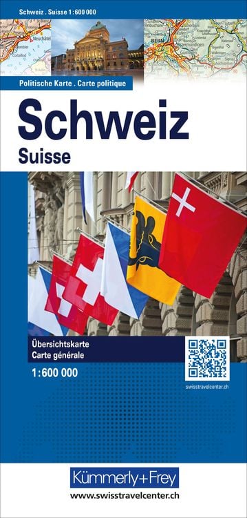 Produktbild: Kümmerly+Frey Schweiz, Karte politisch 1:600.000