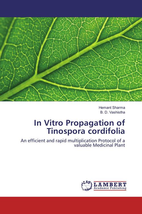 Produktbild: In Vitro Propagation of Tinospora cordifolia