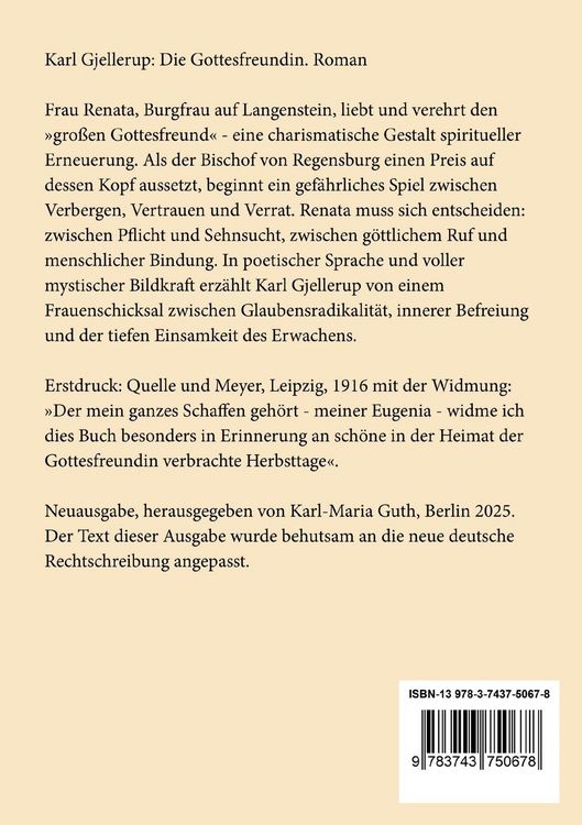 Produktbild: Die Gottesfreundin