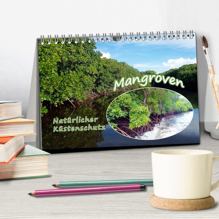 Produktbild: Mangroven - Nat&uuml;rlicher K&uuml;stenschutz (Tischkalender 2027 DIN A5 quer), CALVENDO Monatskalender
