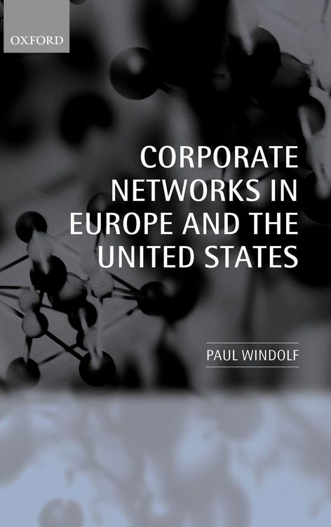 Produktbild: Corporate Networks in Europe and the United States