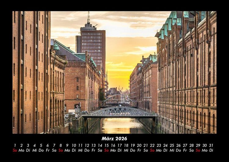 Produktbild: Hamburgs Sch&ouml;nheit 2026 Fotokalender DIN A3