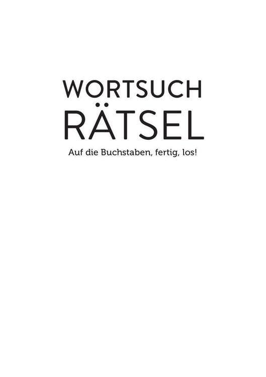 Produktbild: Wortsuchr&auml;tsel I &Uuml;ber 250 R&auml;tsel