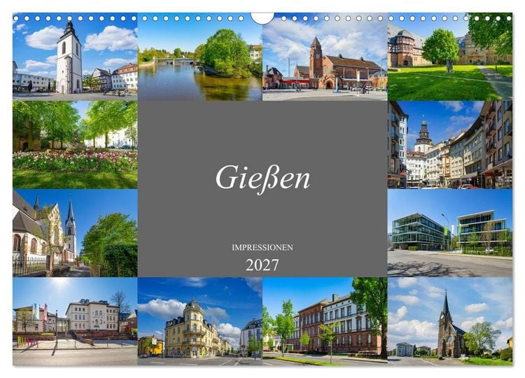 Produktbild: Gie&szlig;en Impressionen (Wandkalender 2027 DIN A3 quer), CALVENDO Monatskalender