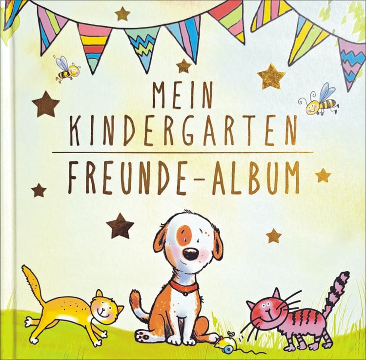 Produktbild: Mein Kindergarten Freunde-Album &ndash; Mit Goldfolienpr&auml;gung auf dem Umschlag!