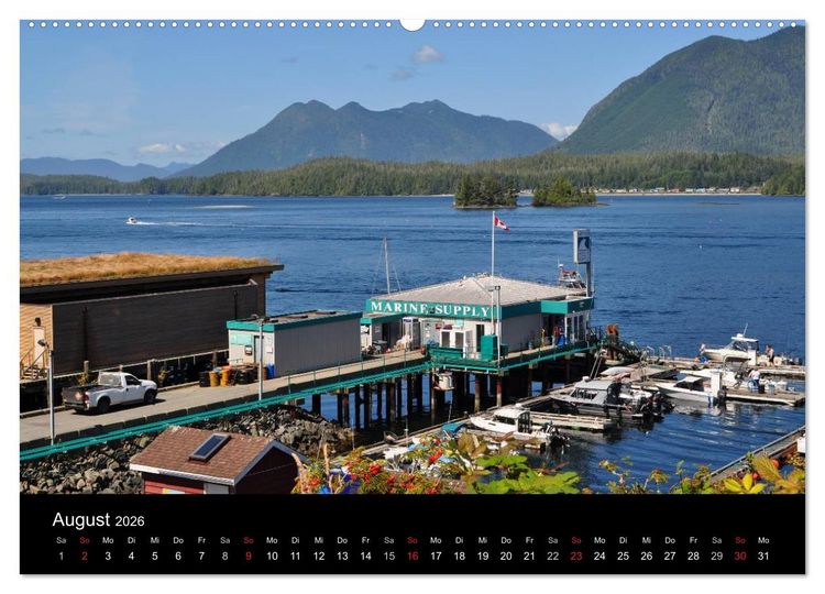 Produktbild: Vancouver und Vancouver Island 2026 (Wandkalender 2026 DIN A2 quer), CALVENDO Monatskalender