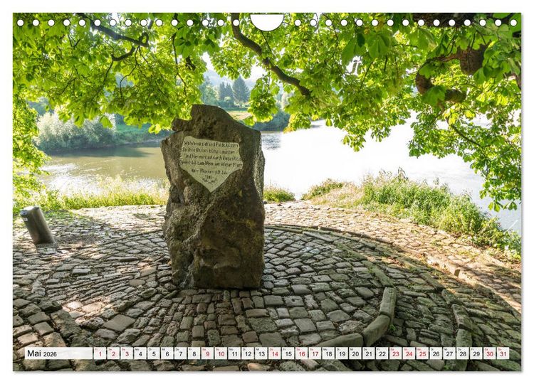 Produktbild: Das Weserbergland (Wandkalender 2026 DIN A4 quer), CALVENDO Monatskalender