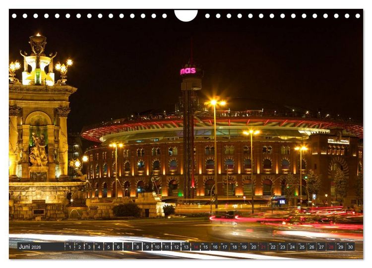 Produktbild: Barcelona Impressionen (Wandkalender 2026 DIN A4 quer), CALVENDO Monatskalender