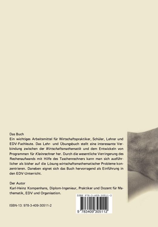 Produktbild: Wirtschaftsmathematik mit Kleinrechnern