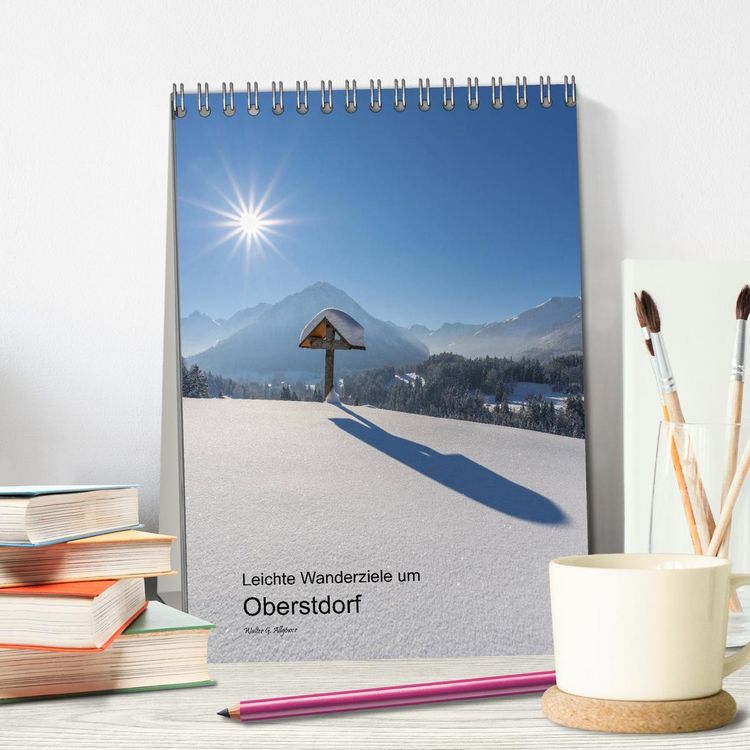 Produktbild: Leichte Wanderziele um Oberstdorf (Tischkalender 2026 DIN A5 hoch), CALVENDO Monatskalender