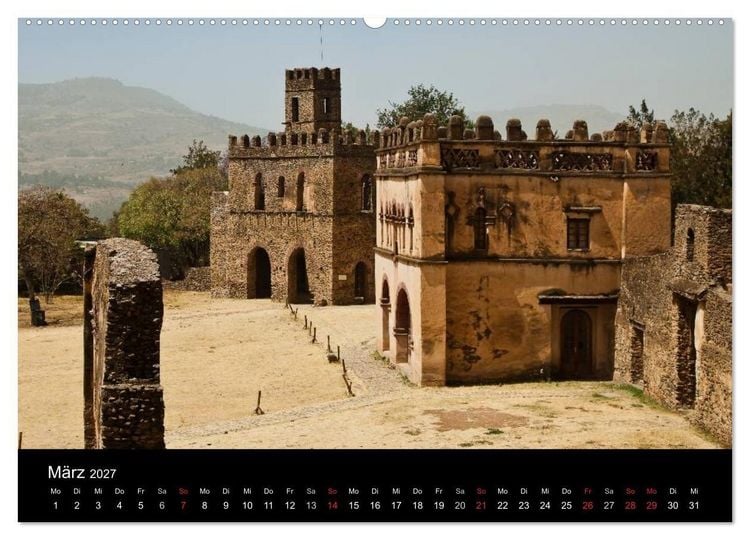 Produktbild: &Auml;thiopien - kulturelle H&ouml;hepunkte im orthdoxen Norden (hochwertiger Premium Wandkalender 2027 DIN A2 quer), Kunstdruck in Hochglanz
