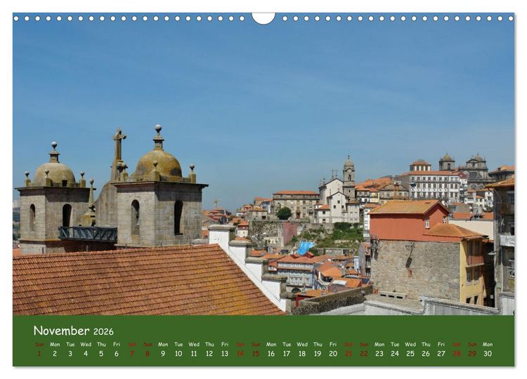 Produktbild: Colorful Porto (Wall Calendar 2026 DIN A3 landscape), CALVENDO 12 Month Wall Calendar