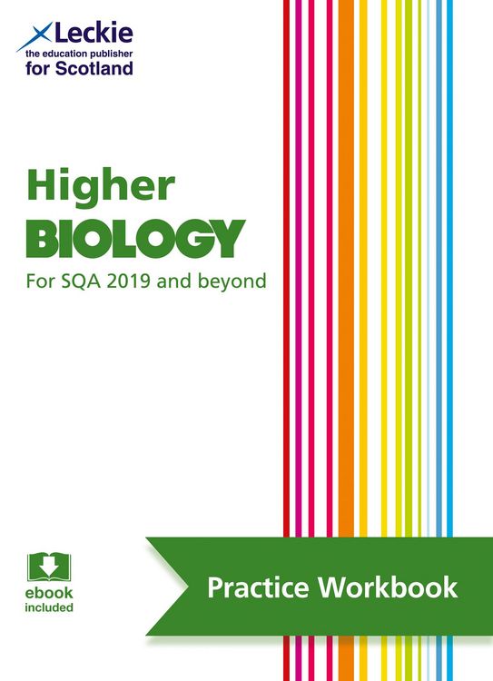 Produktbild: Leckie Higher Biology for Sqa 2019 and Beyond - Practice Workbook