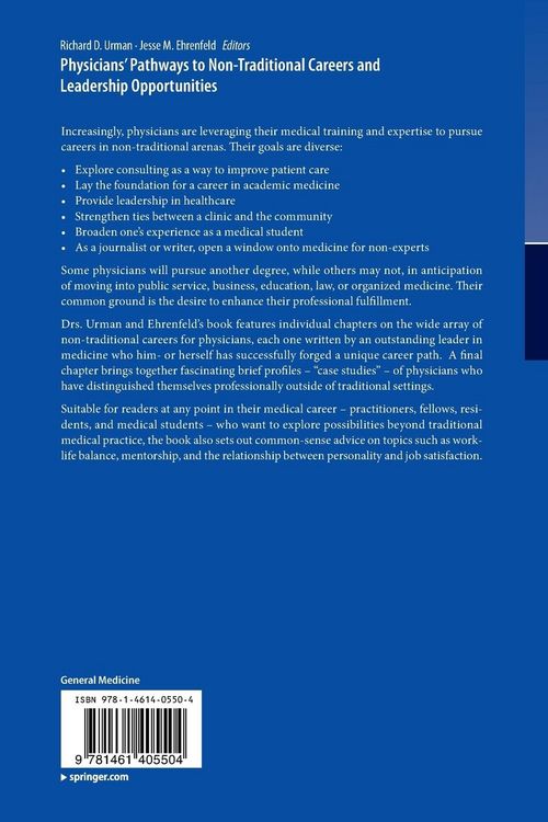 Produktbild: Physicians&rsquo; Pathways to Non-Traditional Careers and Leadership Opportunities