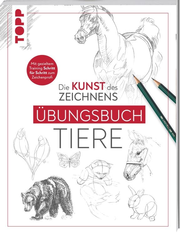 Produktbild: Die Kunst des Zeichnens - Tiere Übungsbuch