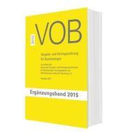 Produktbild: VOB Vergabe- und Vertragsordnung f&uuml;r Bauleistungen