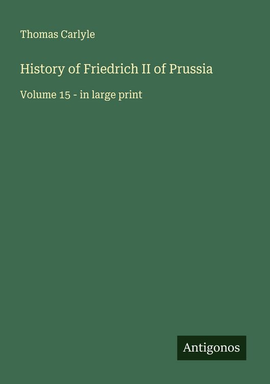 Produktbild: History of Friedrich II of Prussia