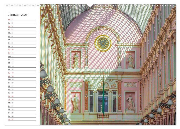 Produktbild: Zw&ouml;lf mal Europa (Wandkalender 2026 DIN A2 quer), CALVENDO Monatskalender