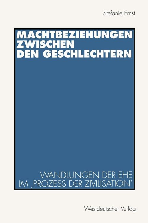 Produktbild: Machtbeziehungen zwischen den Geschlechtern