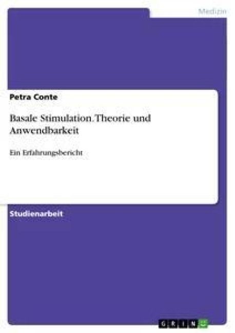 Produktbild: Basale Stimulation. Theorie und Anwendbarkeit