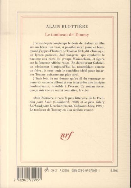 Produktbild: Le tombeau de Tommy