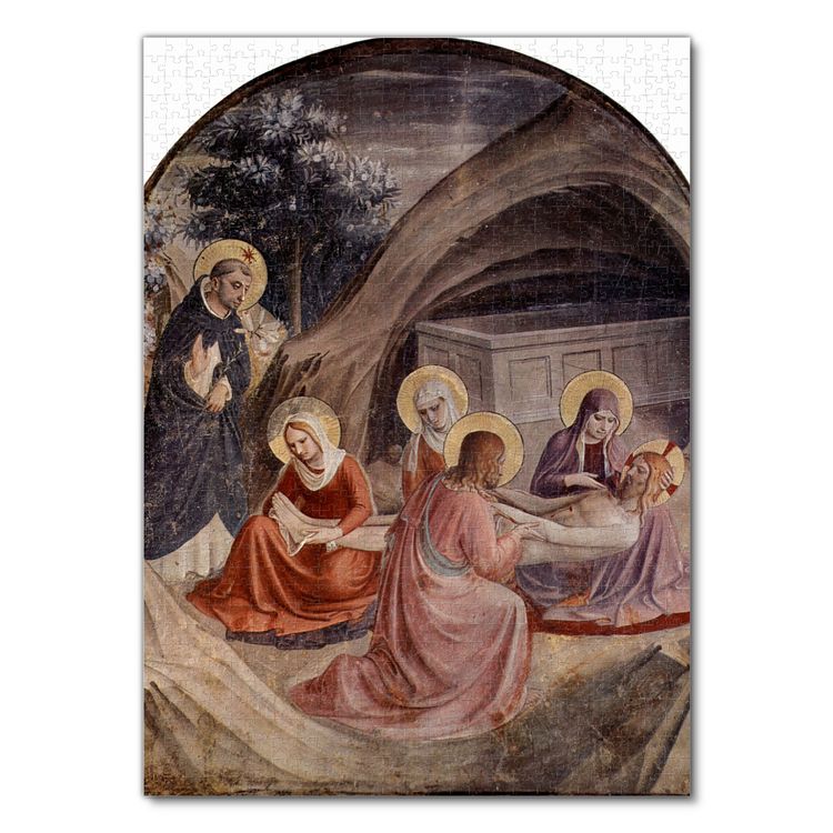Produktbild: Lais Puzzle Fra Angelico - Freskenzyklus im Dominikanerkloster San Marco in Florenz, Szene: Grablegung Christi 1000 Teile