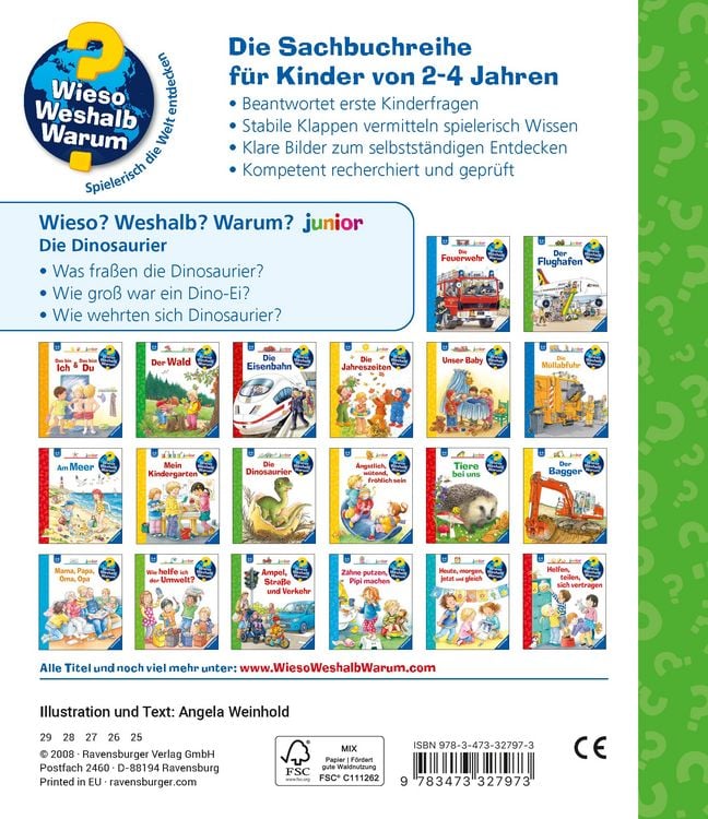 Produktbild: Die Dinosaurier / Wieso? Weshalb? Warum? Junior Bd. 25