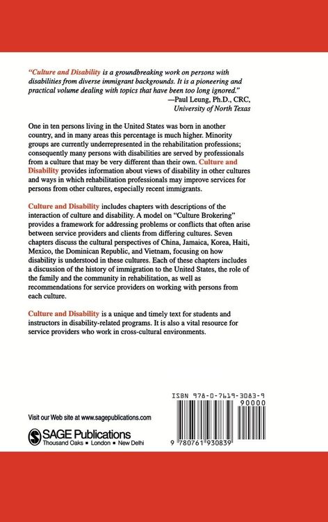 Produktbild: Culture and Disability