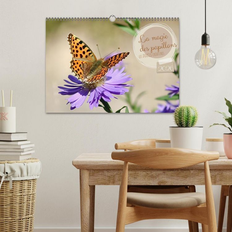 Produktbild: LA MAGIE DES PAPILLONS (Calendrier mural 2026 DIN A3 vertical), CALVENDO calendrier mensuel