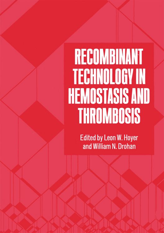 Produktbild: Recombinant Technology in Hemostasis and Thrombosis