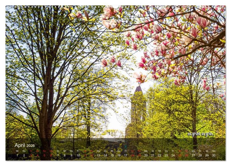 Produktbild: stiftsruine zu bad hersfeld (hochwertiger Premium Wandkalender 2026 DIN A2 quer), Kunstdruck in Hochglanz