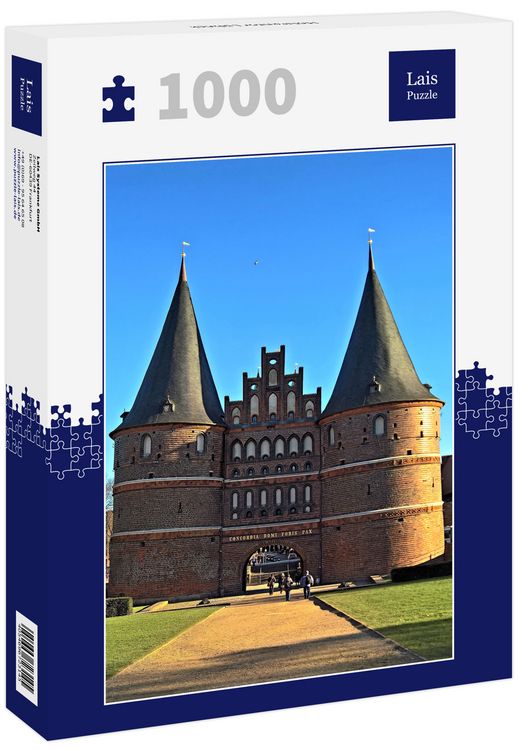 Produktbild: Lais Puzzle Holstentor L&uuml;beck 1000 Teile