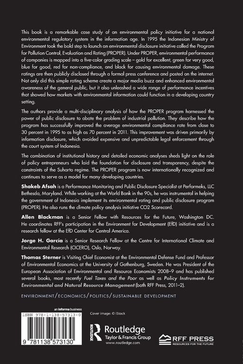Produktbild: Environmental Regulation and Public Disclosure