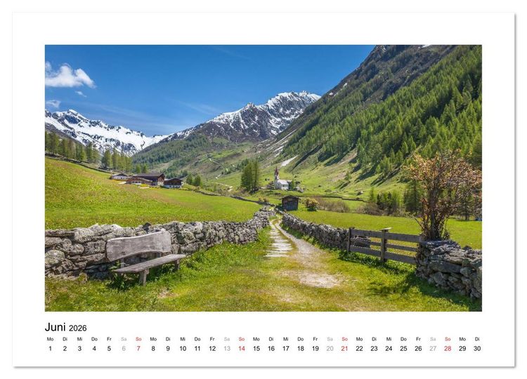 Produktbild: Sehnsucht nach S&uuml;dtirol (Wandkalender 2026 DIN A3 quer), CALVENDO Monatskalender