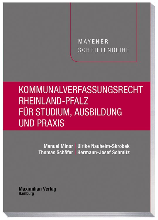 Produktbild: Kommunalverfassungsrecht Rheinland-Pfalz f&uuml;r Studium, Ausbildung und Praxis