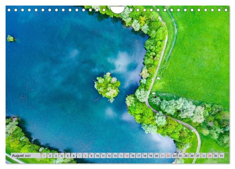 Produktbild: Ausblicke - Mittelhessen von Oben (Wandkalender 2027 DIN A4 quer), CALVENDO Monatskalender