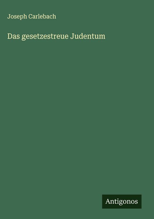Produktbild: Das gesetzestreue Judentum