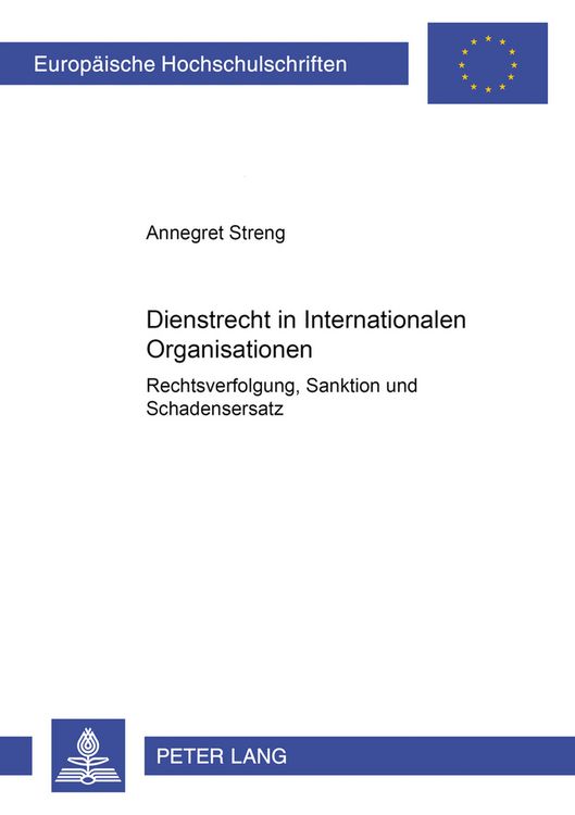 Produktbild: Dienstrecht in Internationalen Organisationen