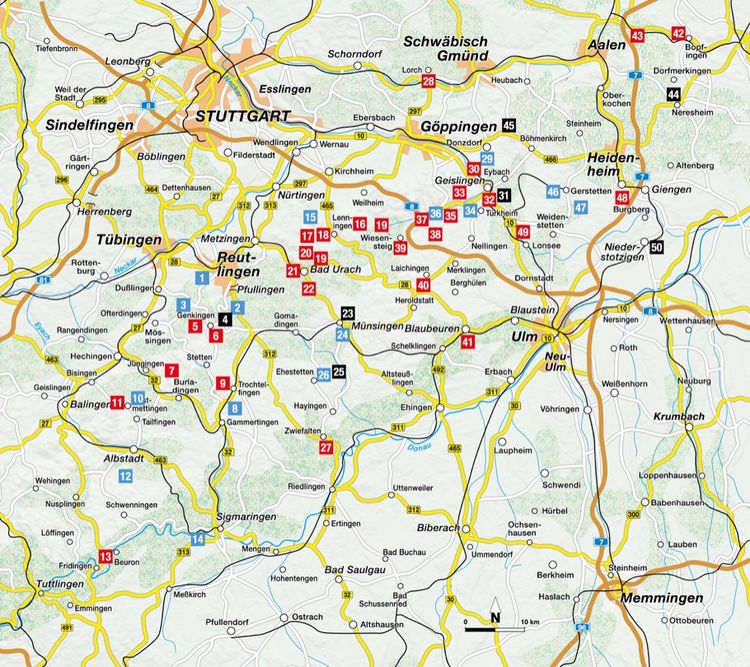 Produktbild: Leichte Wanderungen Schw&auml;bische Alb