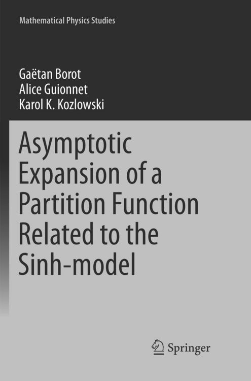 Produktbild: Asymptotic Expansion of a Partition Function Related to the Sinh-model