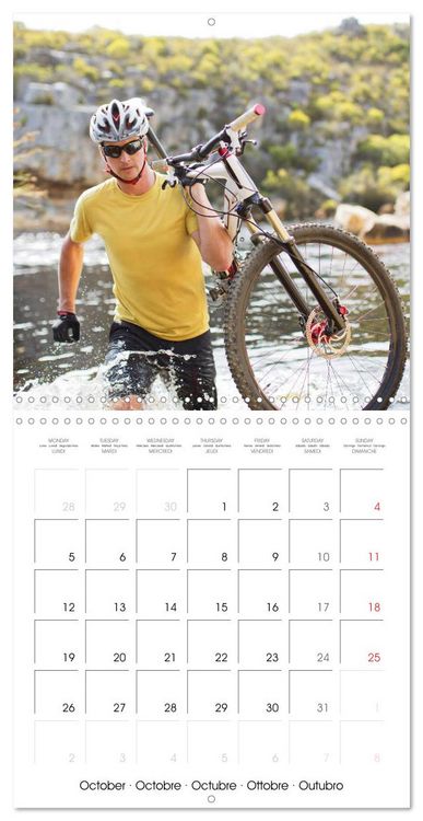 Produktbild: Mountain biking: Up hill and down dale (Wall Calendar 2026 12 &times; 12 Inch) CALVENDO 12 Month Wall Calendar