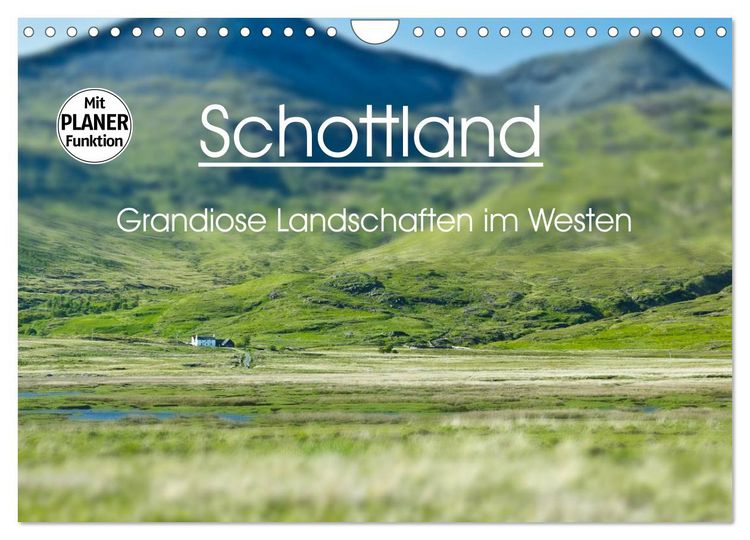 Produktbild: Schottland - grandiose Landschaften im Westen (Wandkalender 2026 DIN A4 quer), CALVENDO Monatskalender