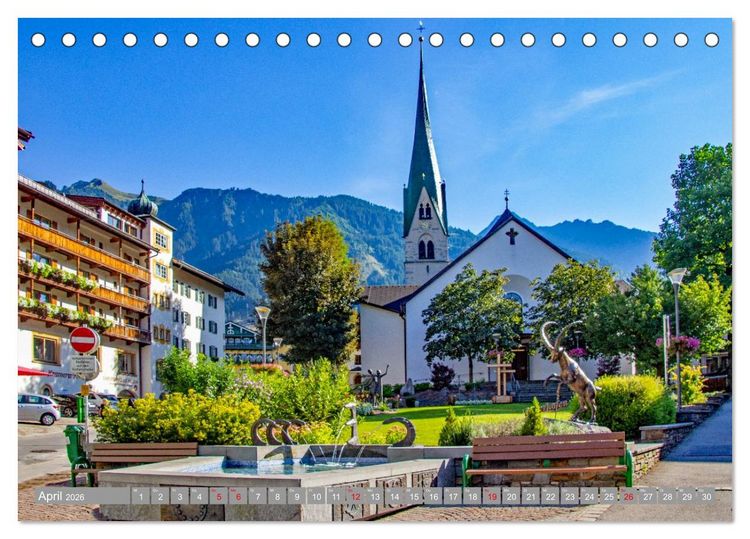 Produktbild: Ein Herz f&uuml;r das Zillertal (Tischkalender 2026 DIN A5 quer), CALVENDO Monatskalender