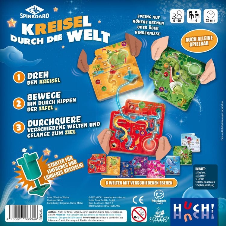Produktbild: Kreisel durch die Welt