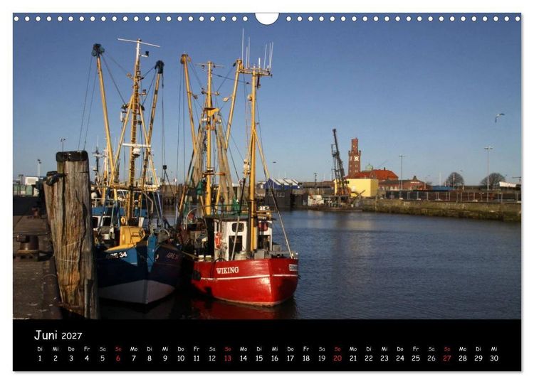 Produktbild: An der Nordseek&uuml;ste... (Wandkalender 2027 DIN A3 quer), CALVENDO Monatskalender