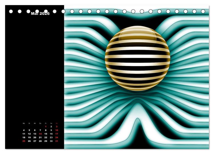 Produktbild: Eine runde Sache (Tischkalender 2026 DIN A5 quer), CALVENDO Monatskalender