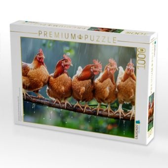 Produktbild: CALVENDO Puzzle Wir beherrschen die Hackordnung auf dem Ast | 1000 Teile Lege-Gr&ouml;&szlig;e 64x48cm Foto-Puzzle f&uuml;r gl&uuml;ckliche Stunden