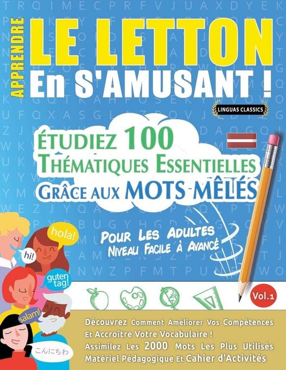 Produktbild: APPRENDRE LE LETTON EN S'AMUSANT - POUR LES ADULTES
