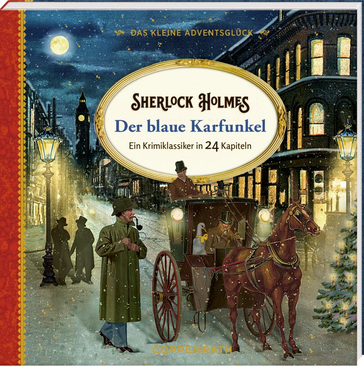 Produktbild: S.Holmes - bl.Karfunkel, D.kl.Adventsgl.-Adv.kal.buch (Behr)