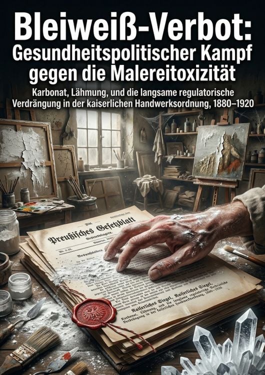 Produktbild: Bleiwei&szlig;-Verbot: Gesundheitspolitischer Kampf gegen die Malereitoxizit&auml;t